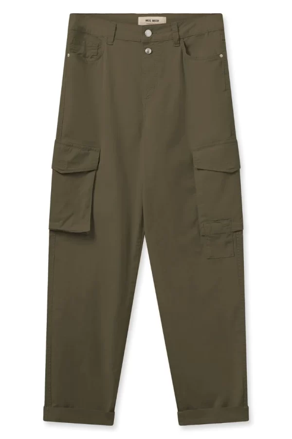 MOS MOSH- Adeline Rosita Cargo Pant - Burnt Olive