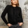 Missmaya - Ulla Mohair Cardigan - Black