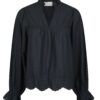 NEO NOIR - Heline Emb Blouse - NAVY