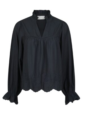 NEO NOIR - Heline Emb Blouse - NAVY