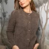 Missmaya - Ulla Mohair Cardigan - Taupe