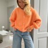 IdaIC Cardigan - Orange