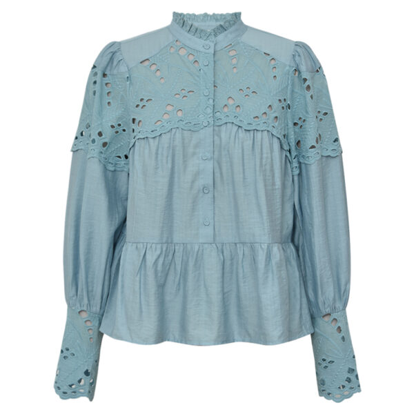 GOSSIA - JOLINEGO BLUSE - LIGHT BLUE - Bilde 2