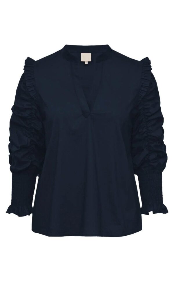 Gossia -Trine Bluse - Navy